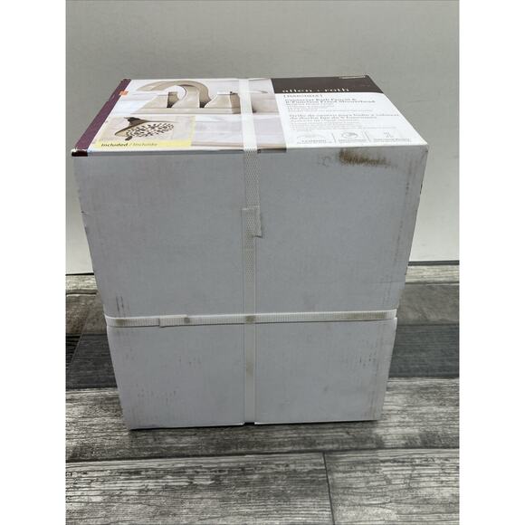 Allen + Roth Marchele Brushed Nickel Bathroom Faucet Drain, Shower Head Included - Picture 6 of 12